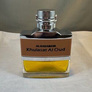 Al Haramain Khulasat AL Oud Eau de Parfum Spray for Unisex 3.4oz New No box $75